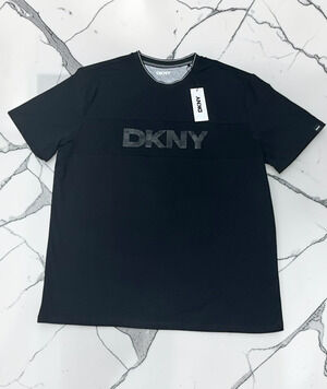 DKNY Men’s Black Logo T-Shirt Size Large – NWT